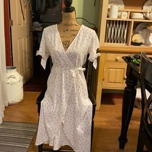 White summer maxi dress